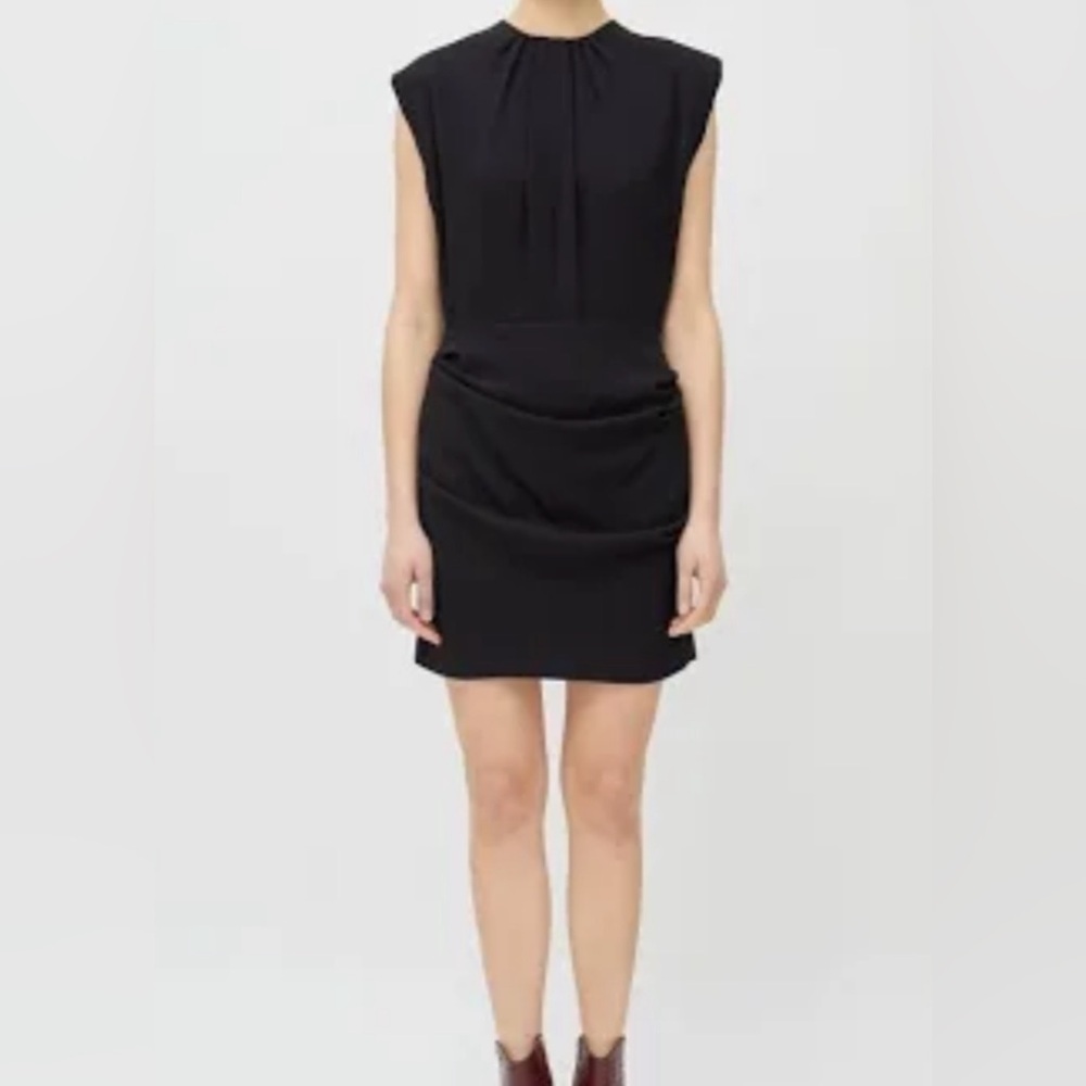 IRO Hivi ruched crepe mini dress - Picture 3 of 10